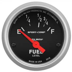 Sport-Comp™ Electric Fuel Level Gauge 3318